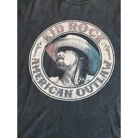 Kid Rock 2009 American Outlaw Tour T Shirt Large - Picture 2 of 5
